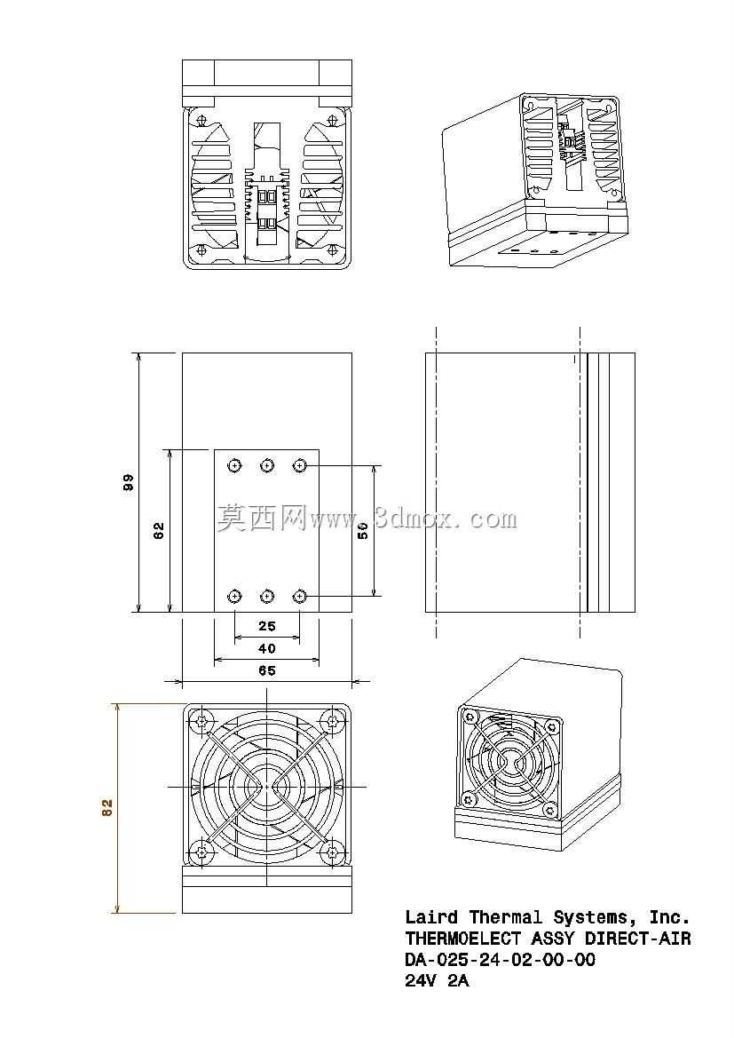 热电莱尔德模块参考DA-025-24-02-00-00