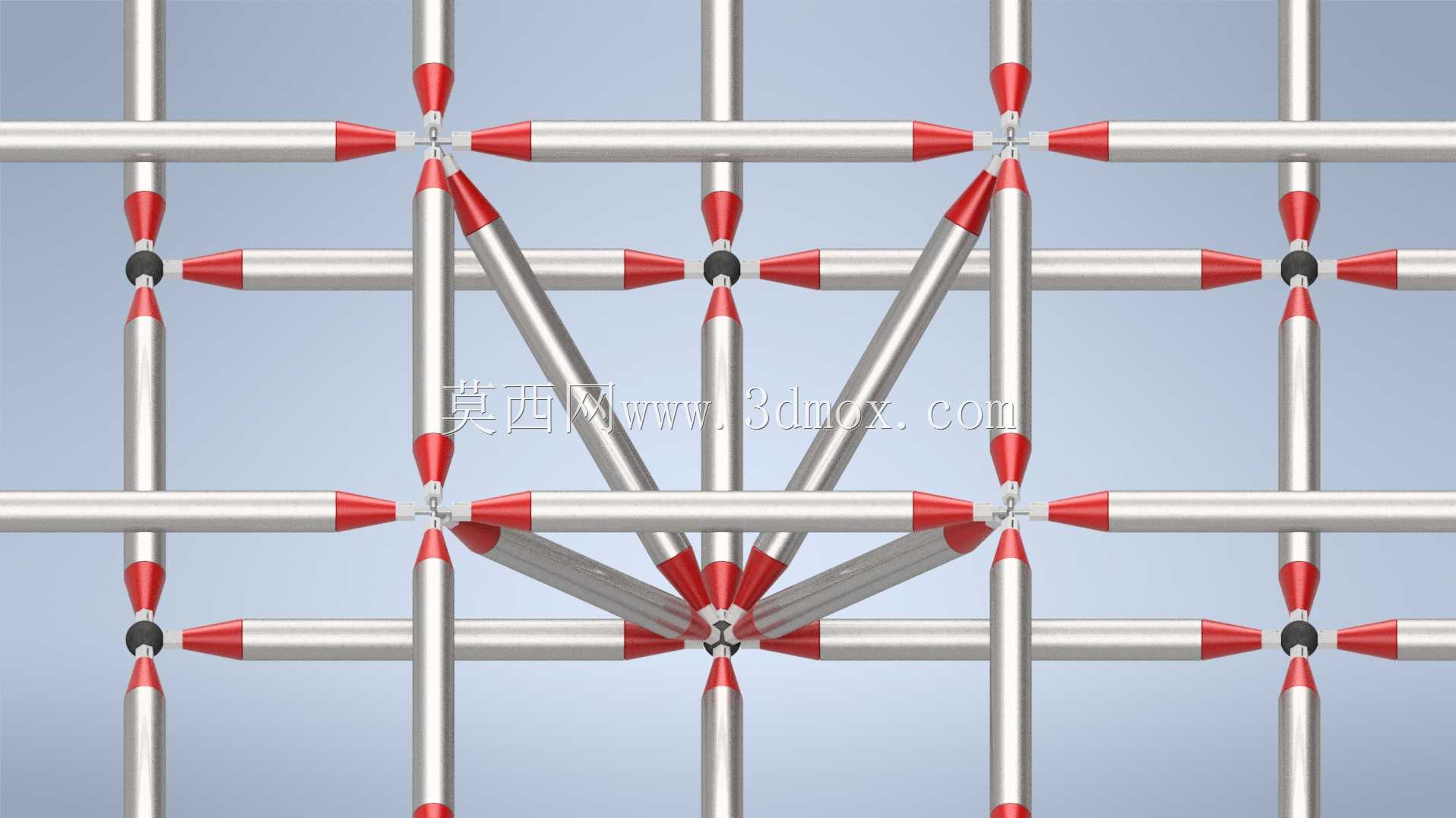 空间网格结构构件装配