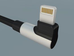 UGREEN提供的90°角USB A至闪电插头