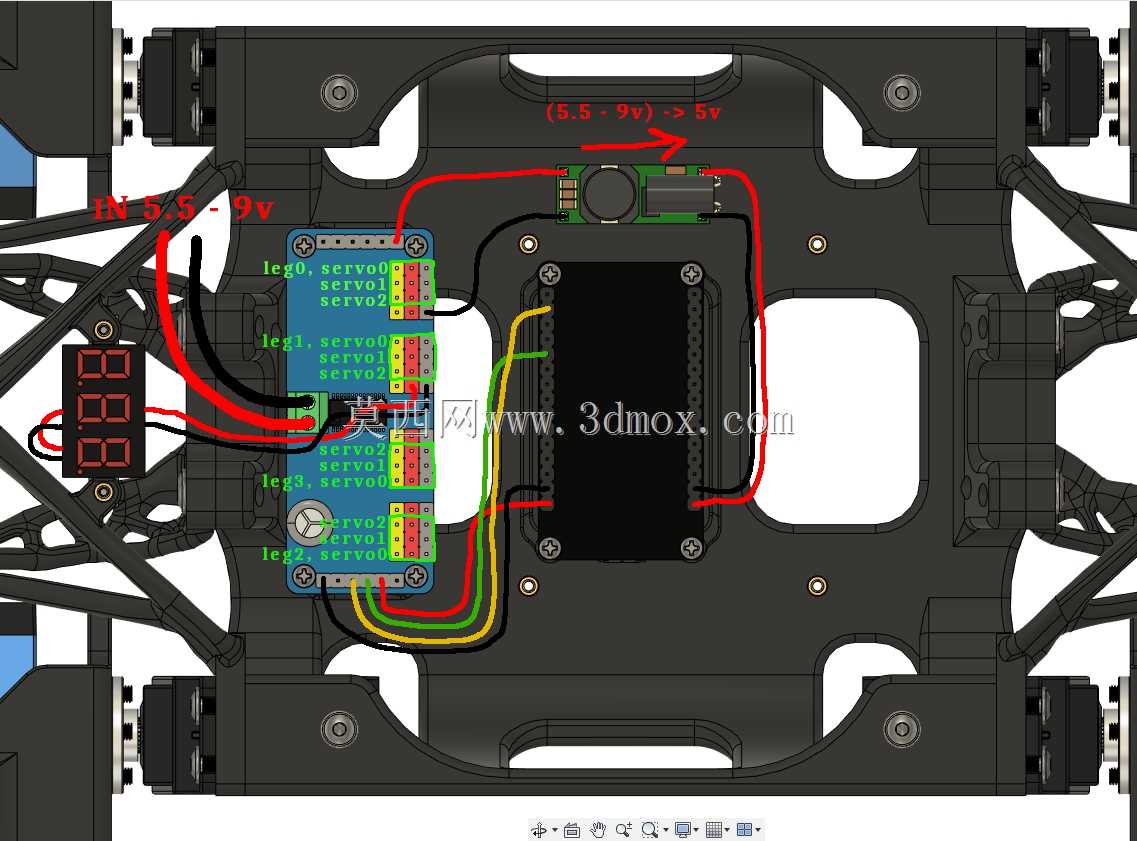 四足步行机器人DIY
