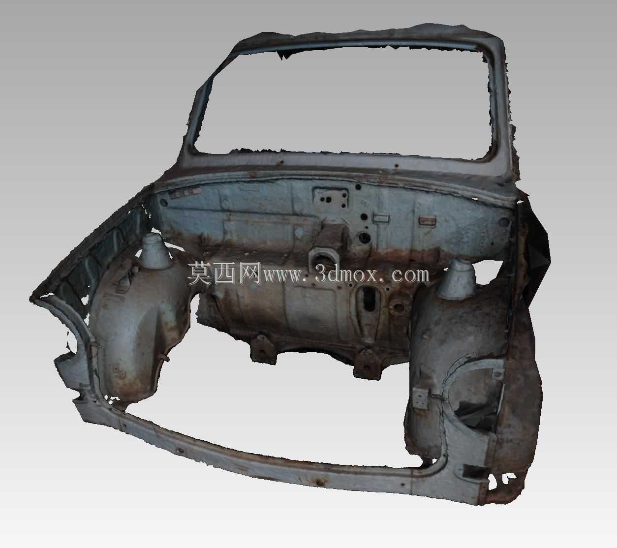 Trabant 601空发动机舱