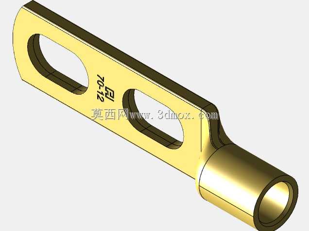 Rohrkabelschuh 70qmm 2 x Flanschbohrung Langloch