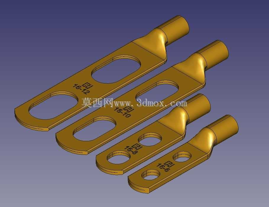 Rohrkabelschuh 16qmm 2 x Flanschbohrung Langloch
