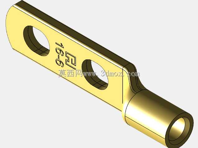 Rohrkabelschuh 16qmm 2 x Flanschbohrung Langloch