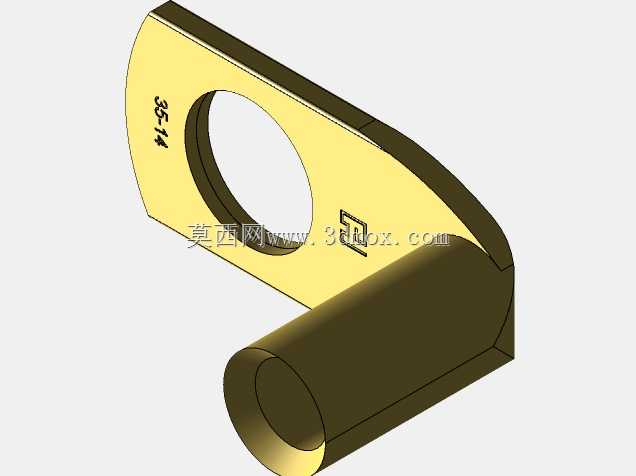 Rohrkabelschuh 35qmm 90°gewinkelt