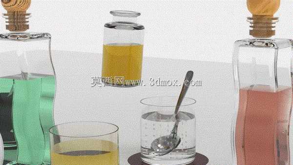 醋瓶与动画。