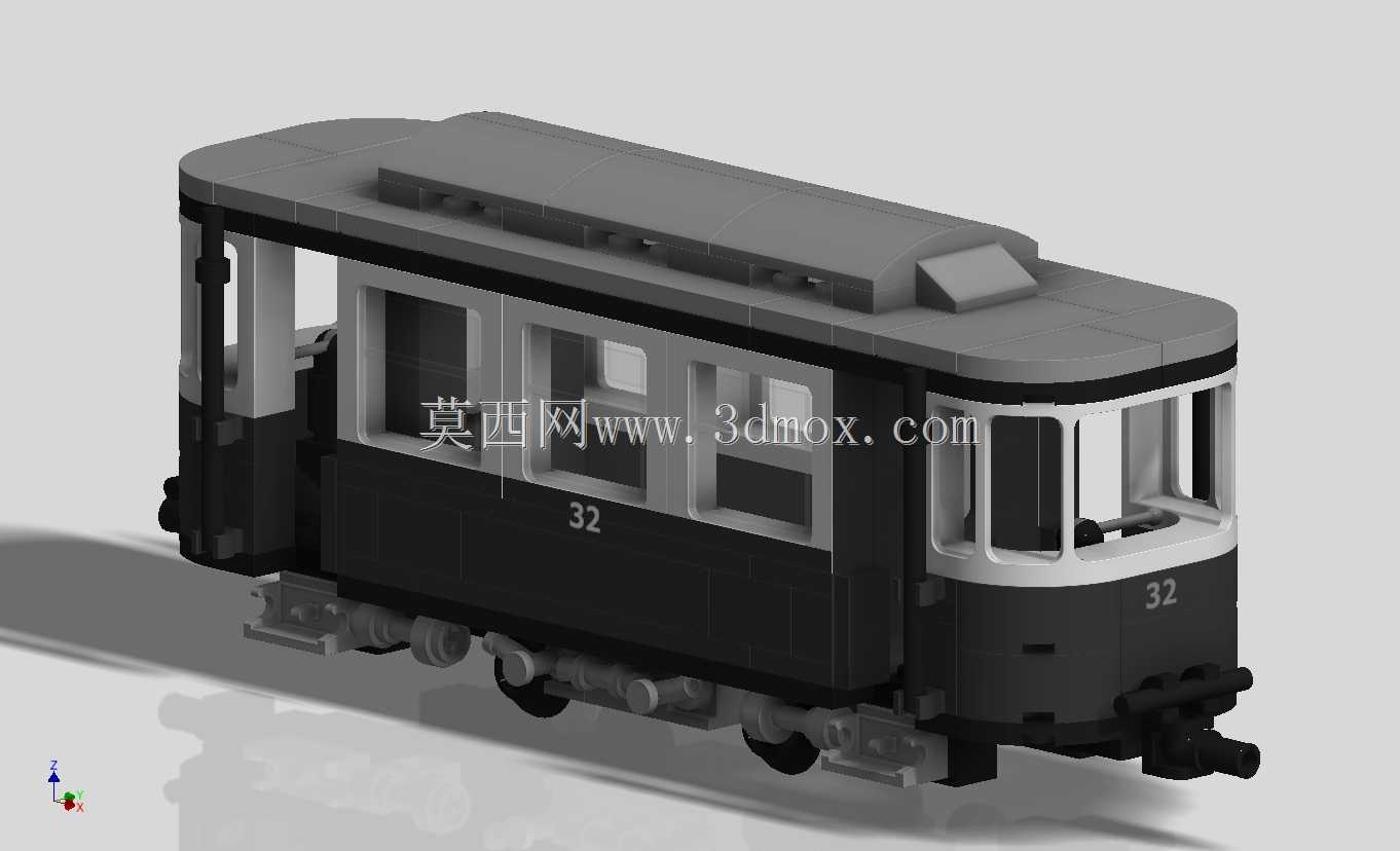乐高Strassenbahn Beiwagen 1920