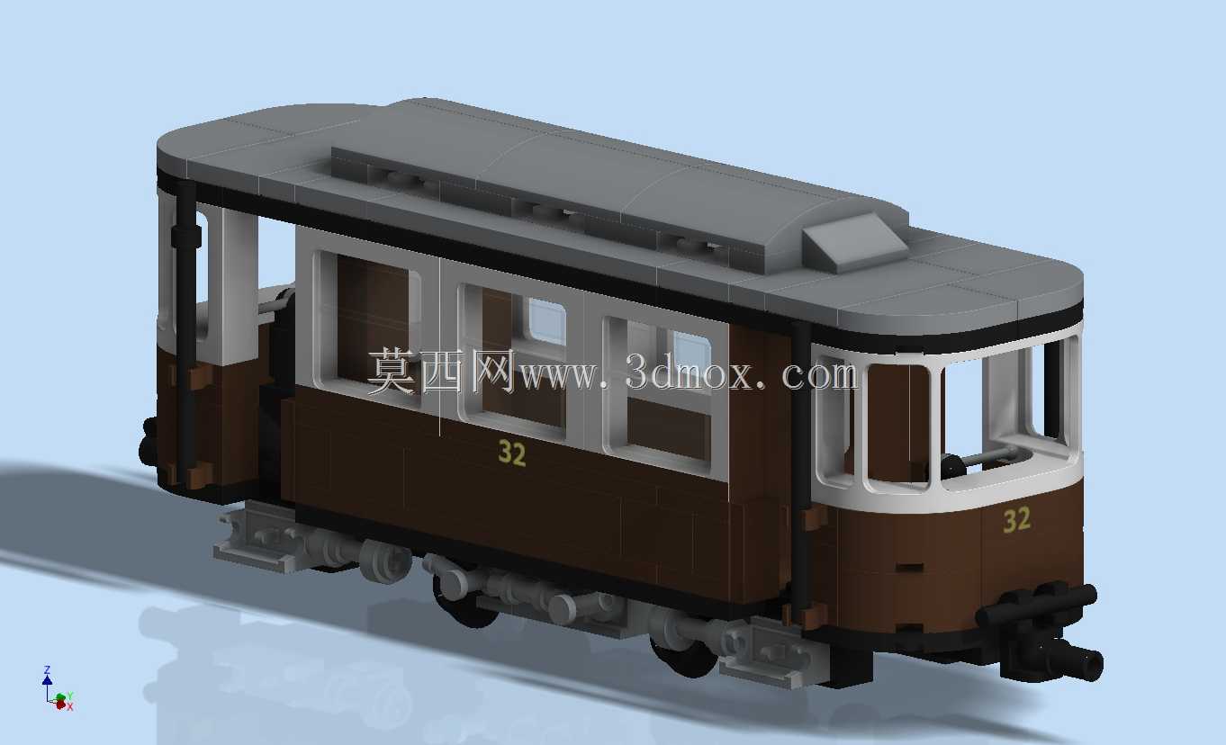 乐高Strassenbahn Beiwagen 1920