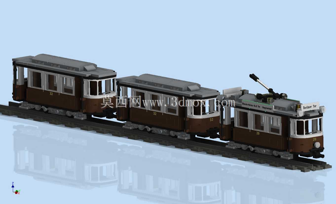 乐高Strassenbahn Motorwagen 1920