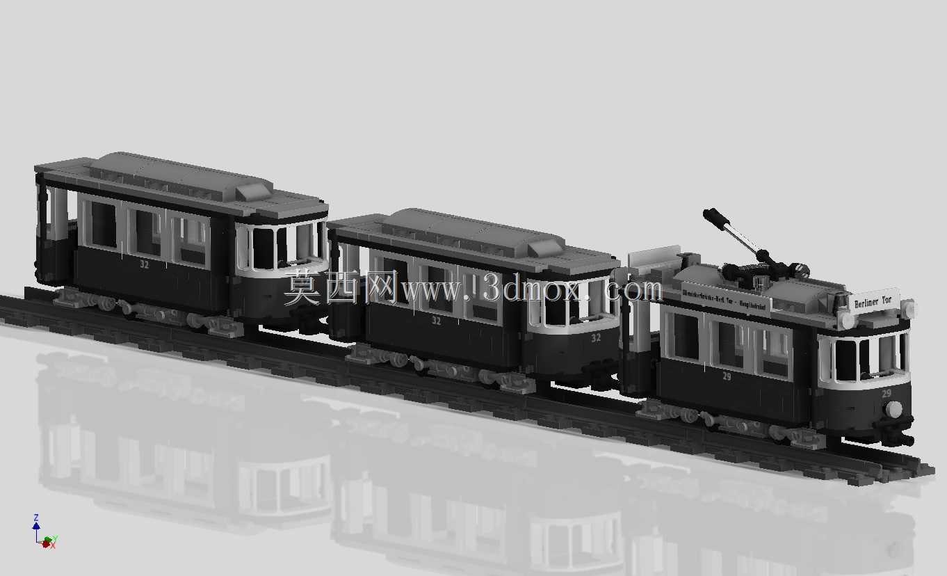 乐高Strassenbahn Motorwagen 1920