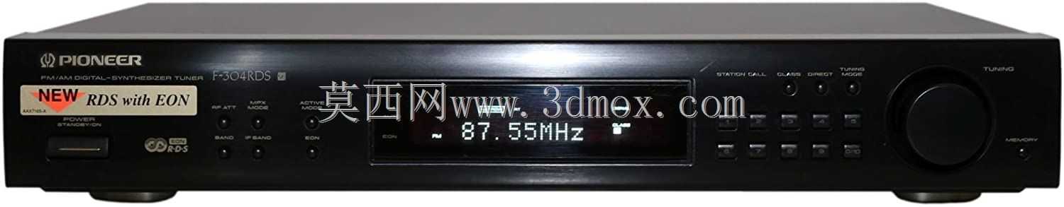 Pioneer_��г��AM-FM_F-304 RDS_Silber