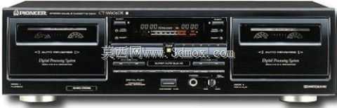 Pioneer_Doppel Cassetendeck_CT-W606DR_Silber