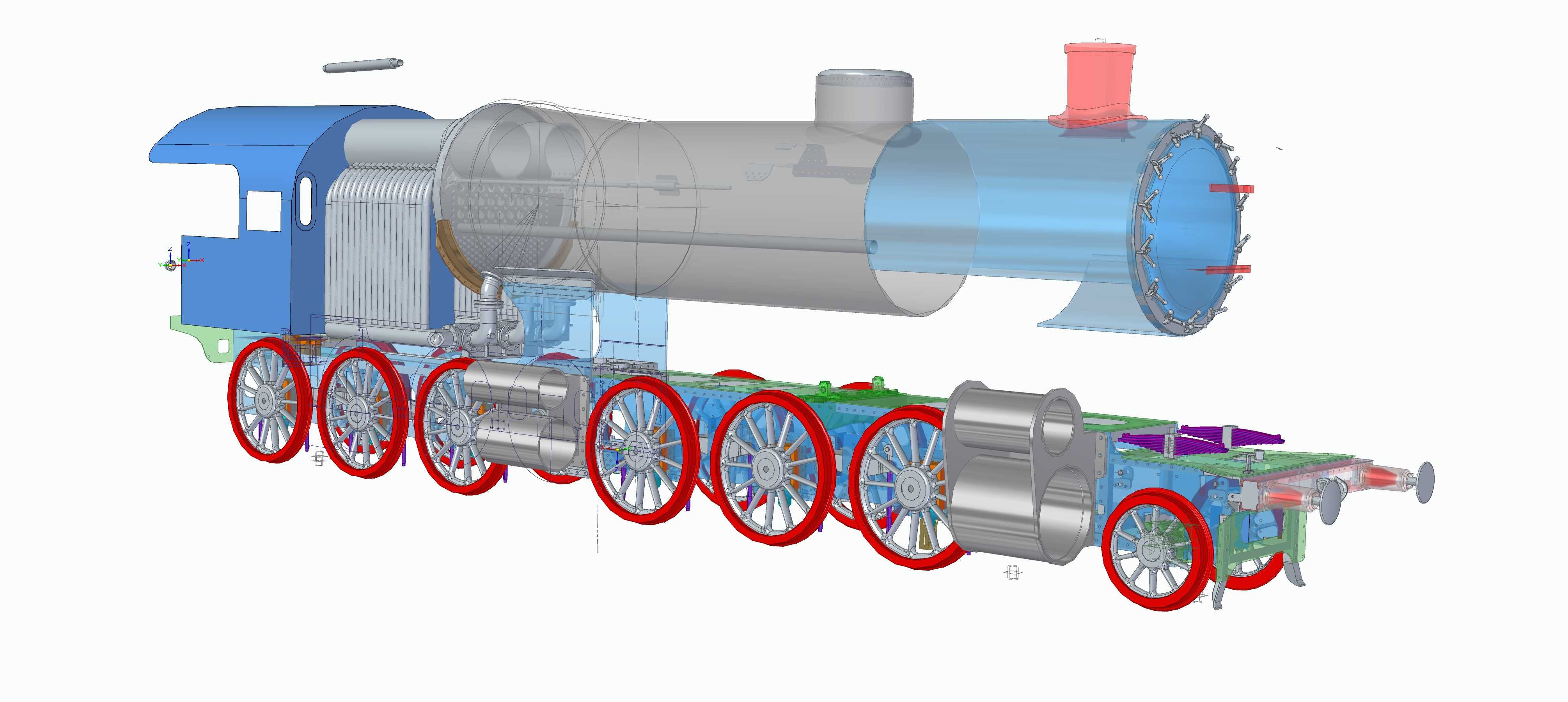 601001-马勒蒸汽机车