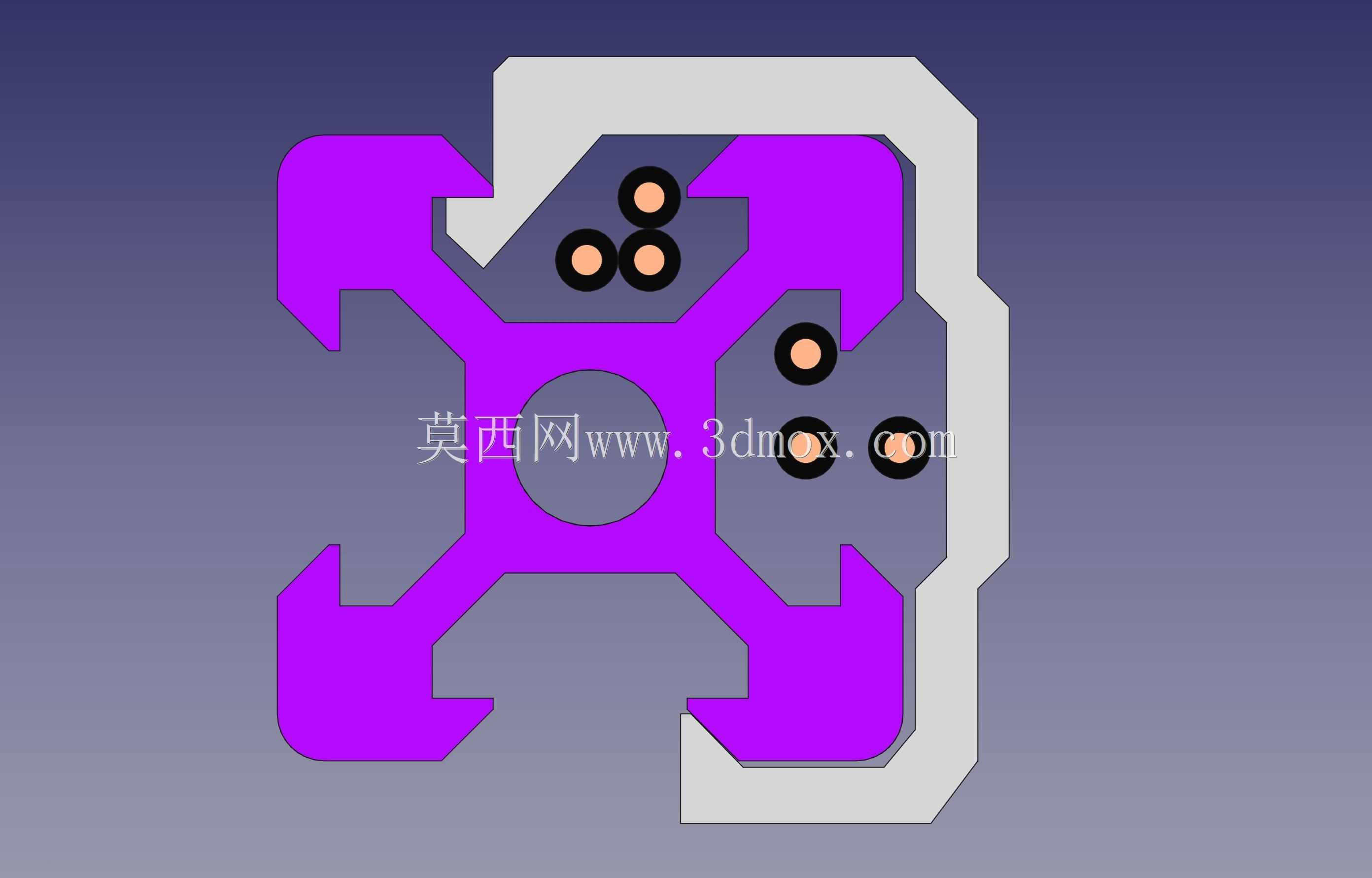 Kabelhalter�߼�20x20mm Profil