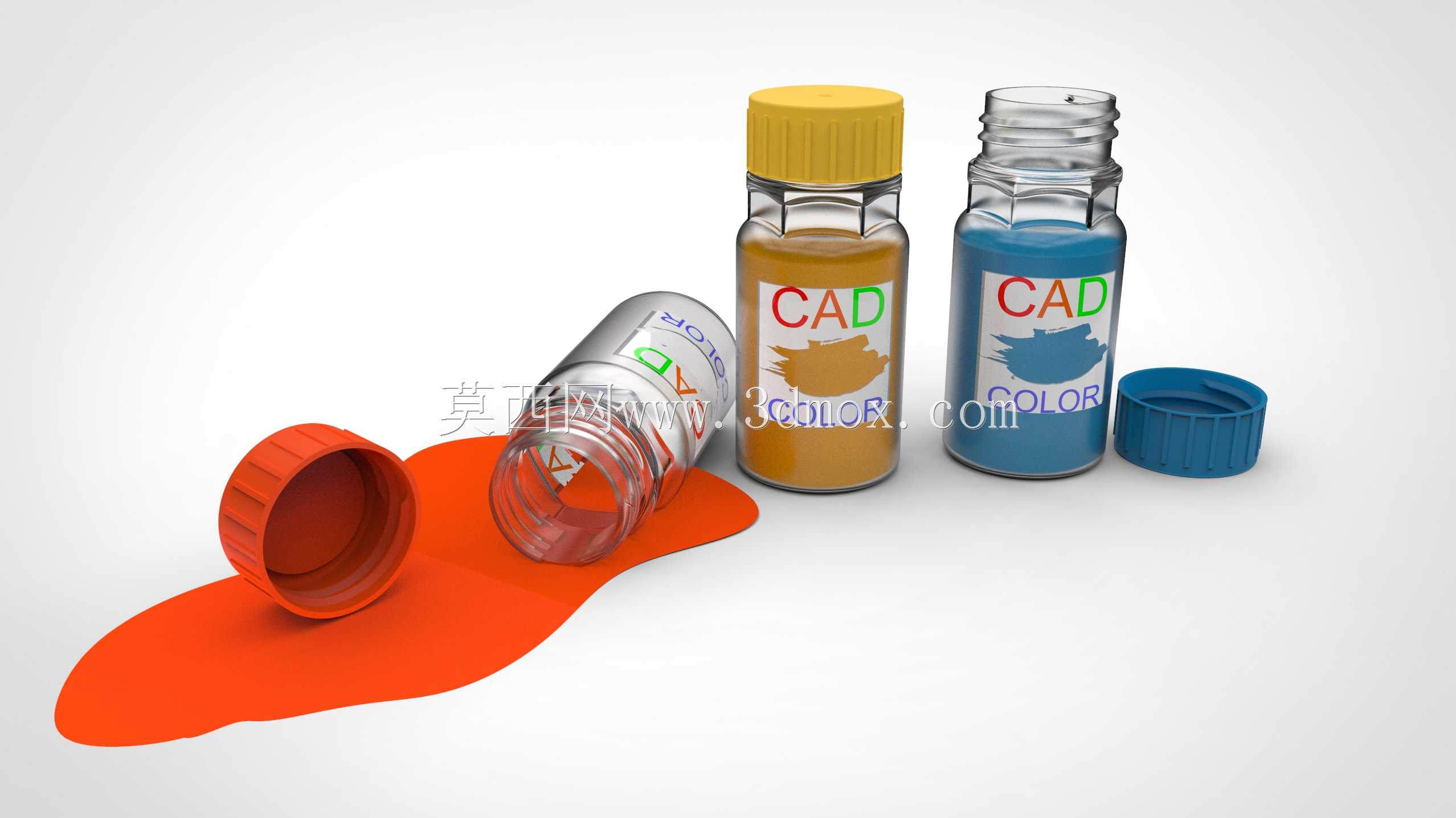 CAD��ɫƿ
