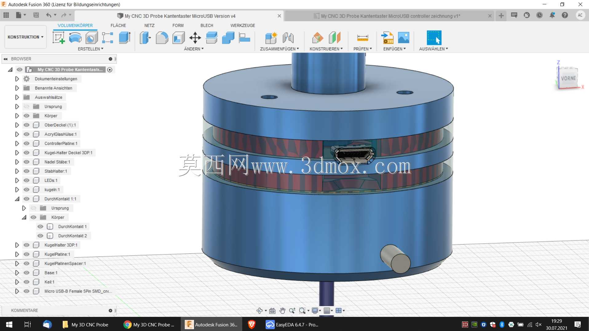 �ҵ�3D CNC̽��micro USB�汾