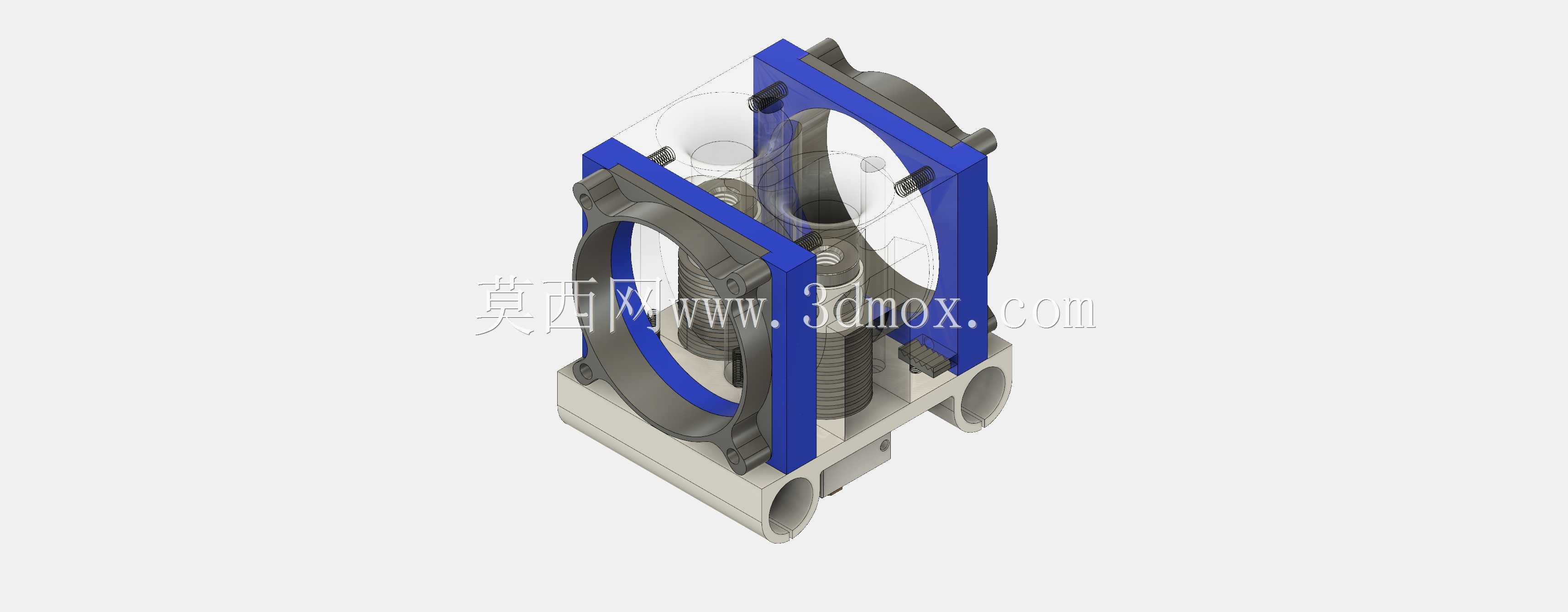 Tronxy C5 E3D V6双挤出机托架