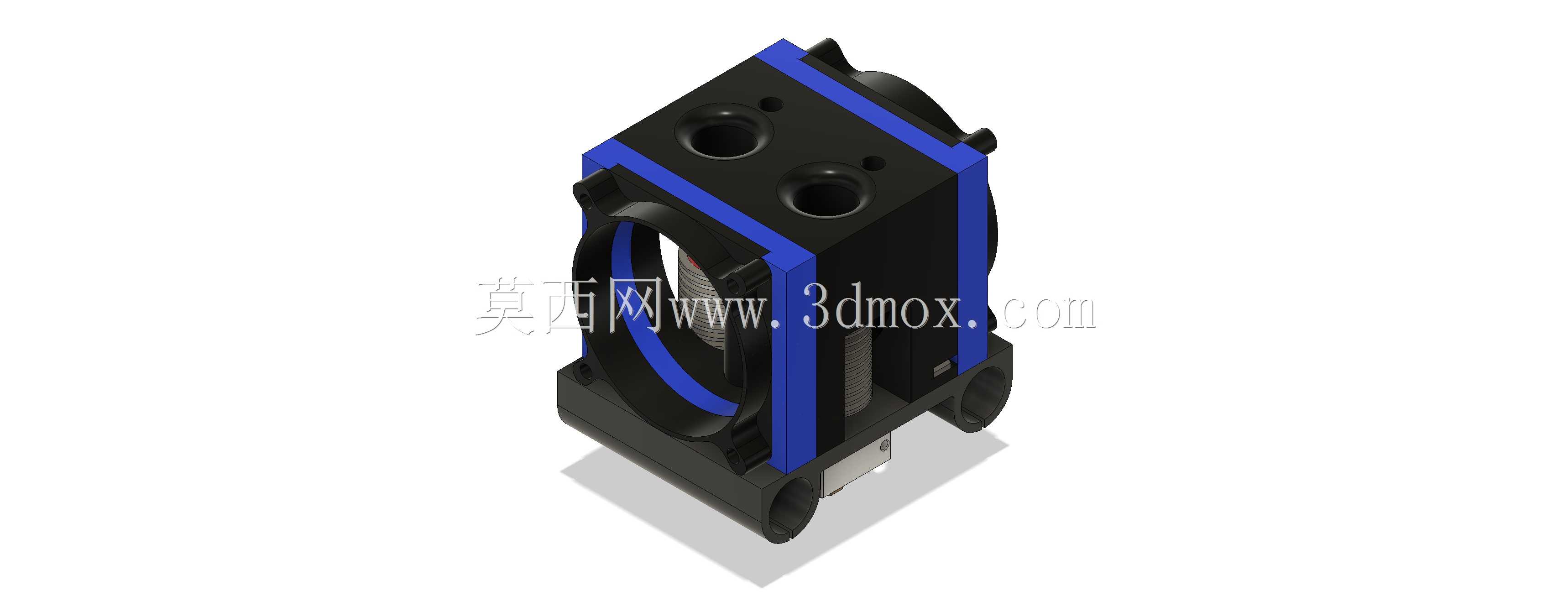 Tronxy C5 E3D V6双挤出机托架