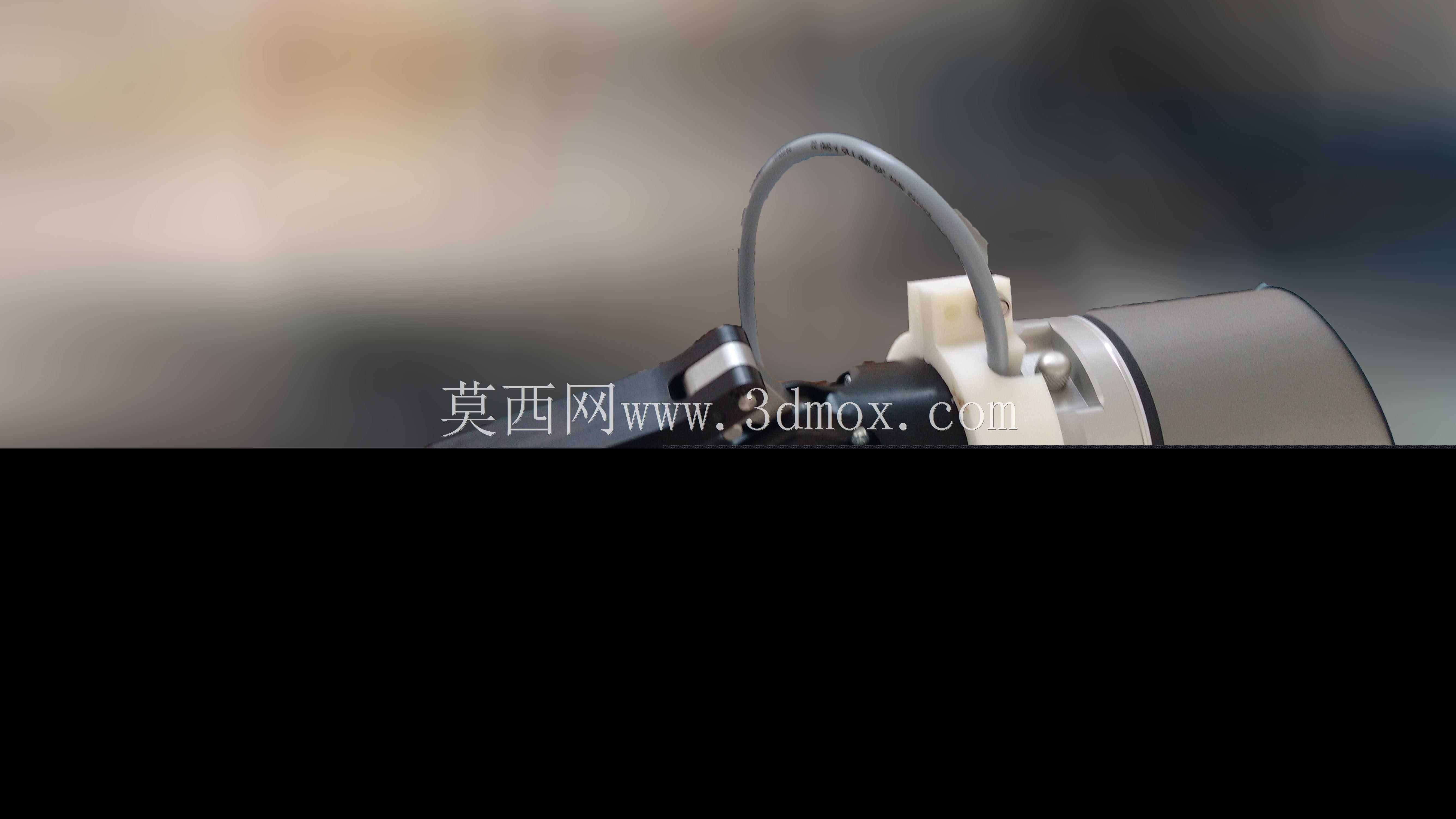UR 10通用机器人的传感器支架,带有Robotiq 140抓取器