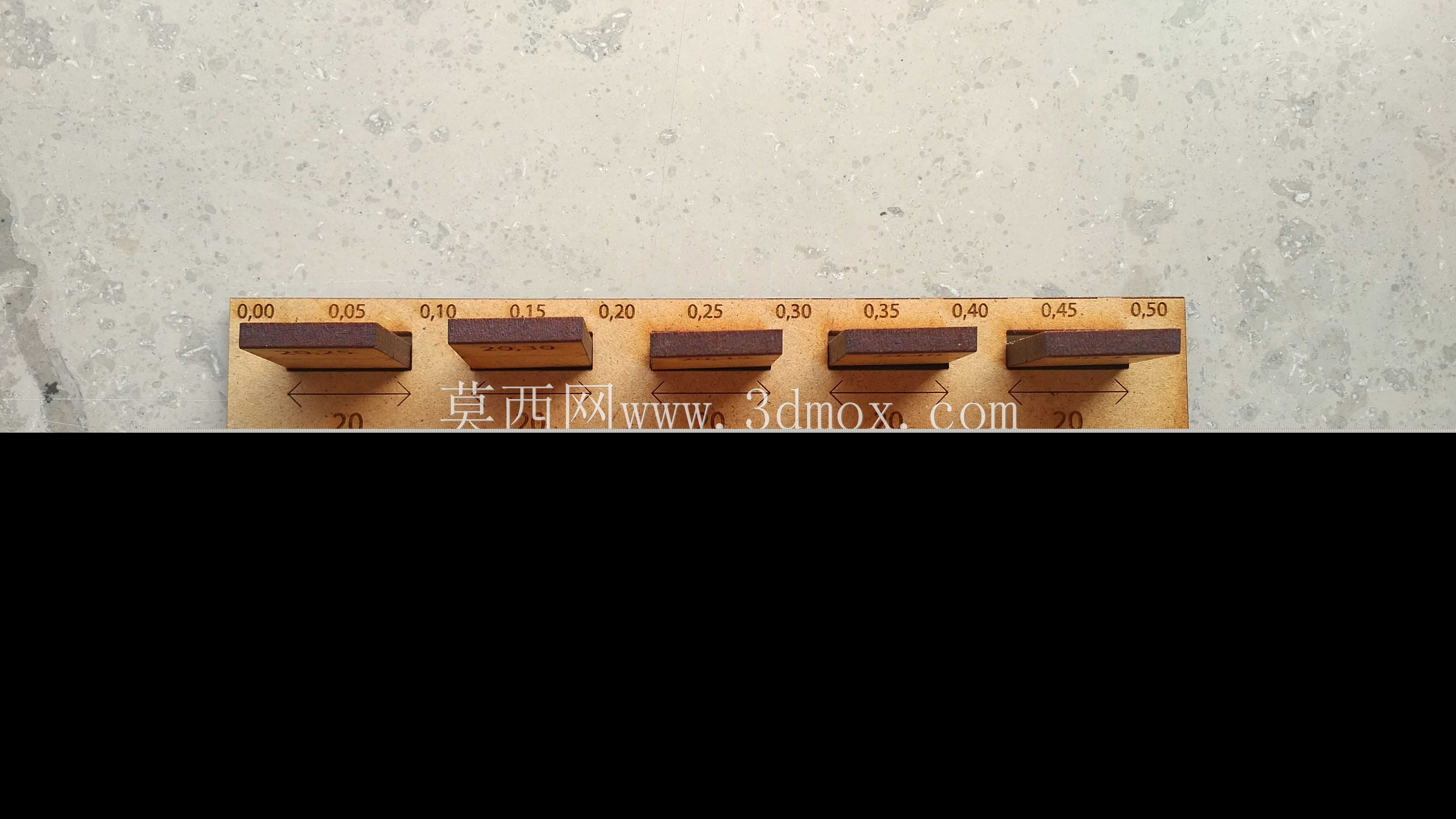 激光切割机公差试验