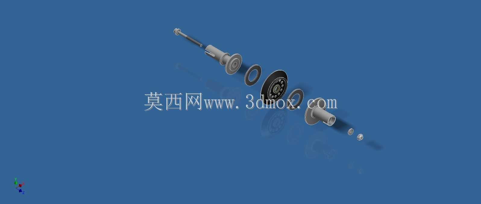 1:10钢筋混凝土汽车差速器