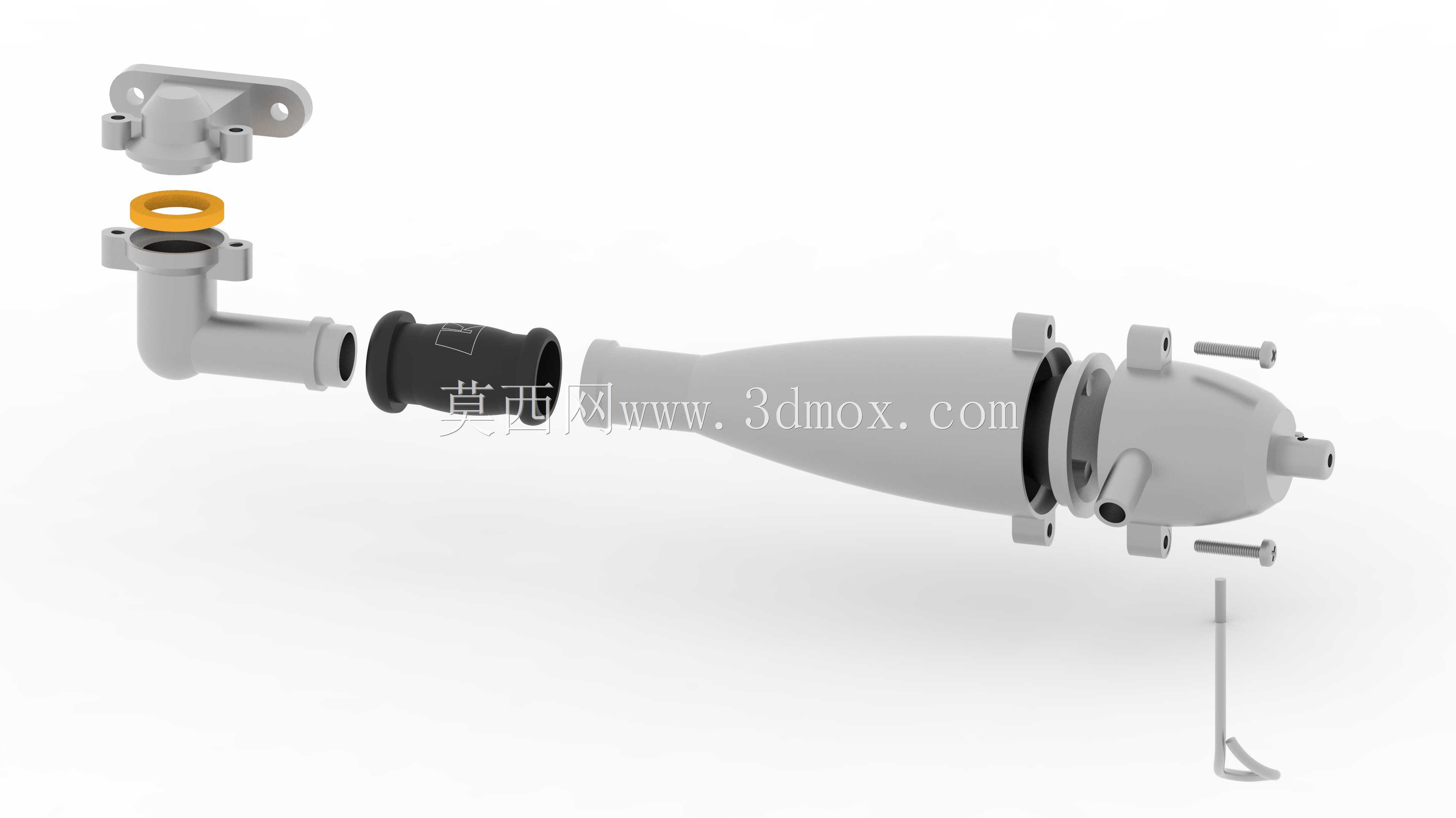 Kyosho排气系统总成(Tr-15)-RC车型1/10比例