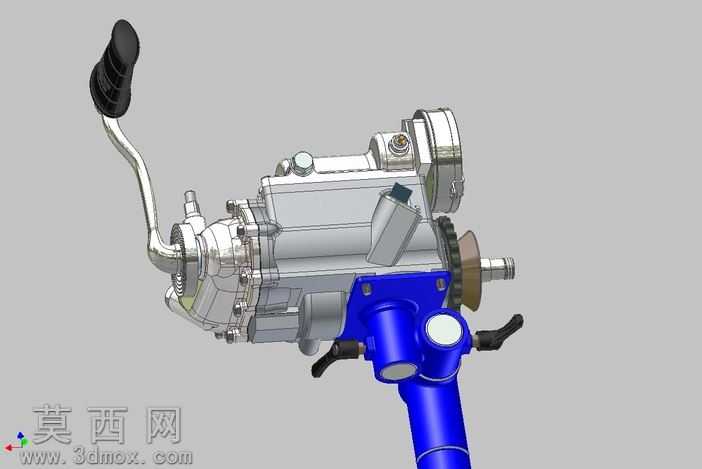 列腿齿轮箱夹具结构三维设计作品