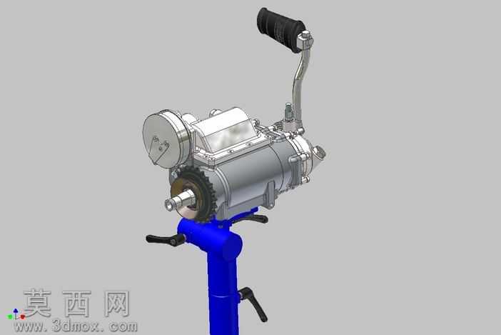 列腿齿轮箱夹具结构三维设计作品