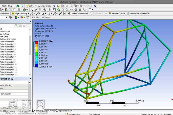 教程Ansys-AnáliseestruturalemumChasside迷你bajada论坛SAE
