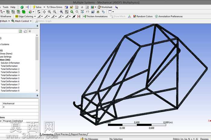 教程Ansys-AnáliseestruturalemumChasside迷你bajada论坛SAE