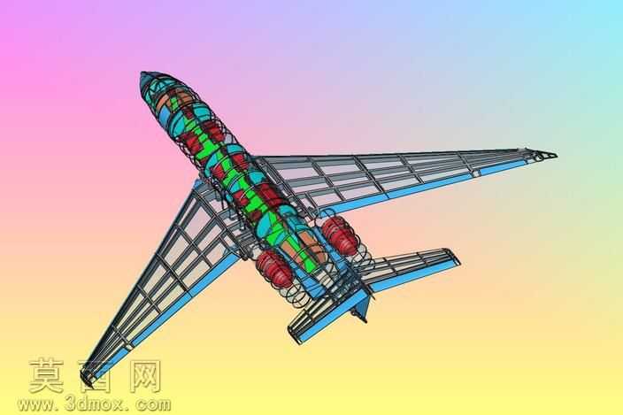 湾流G650执行飞机固体组件模型