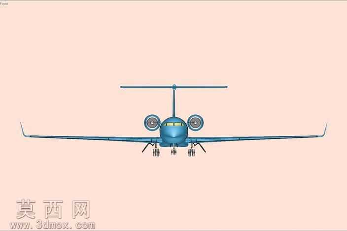 湾流G650执行飞机固体组件模型
