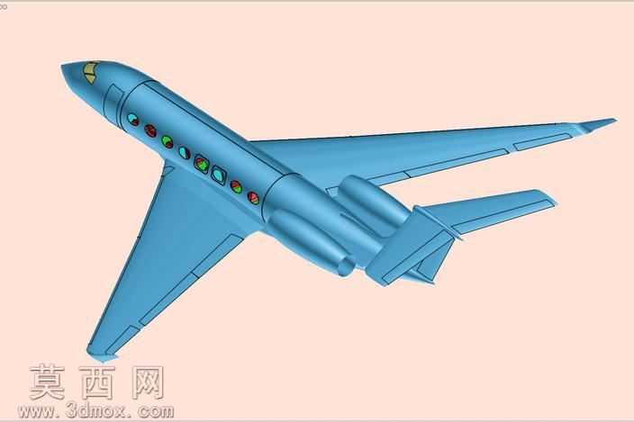 湾流G650执行飞机固体组件模型