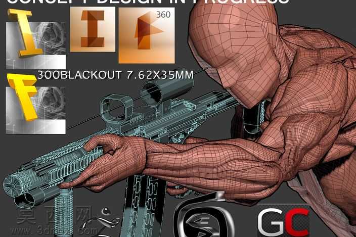 ��������Զ���300ͣ��blk����7.62x35mm�������ڽ�չ��
