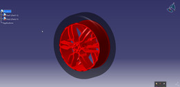 Catia V5 R21汽车合金和车轮设计简易步骤