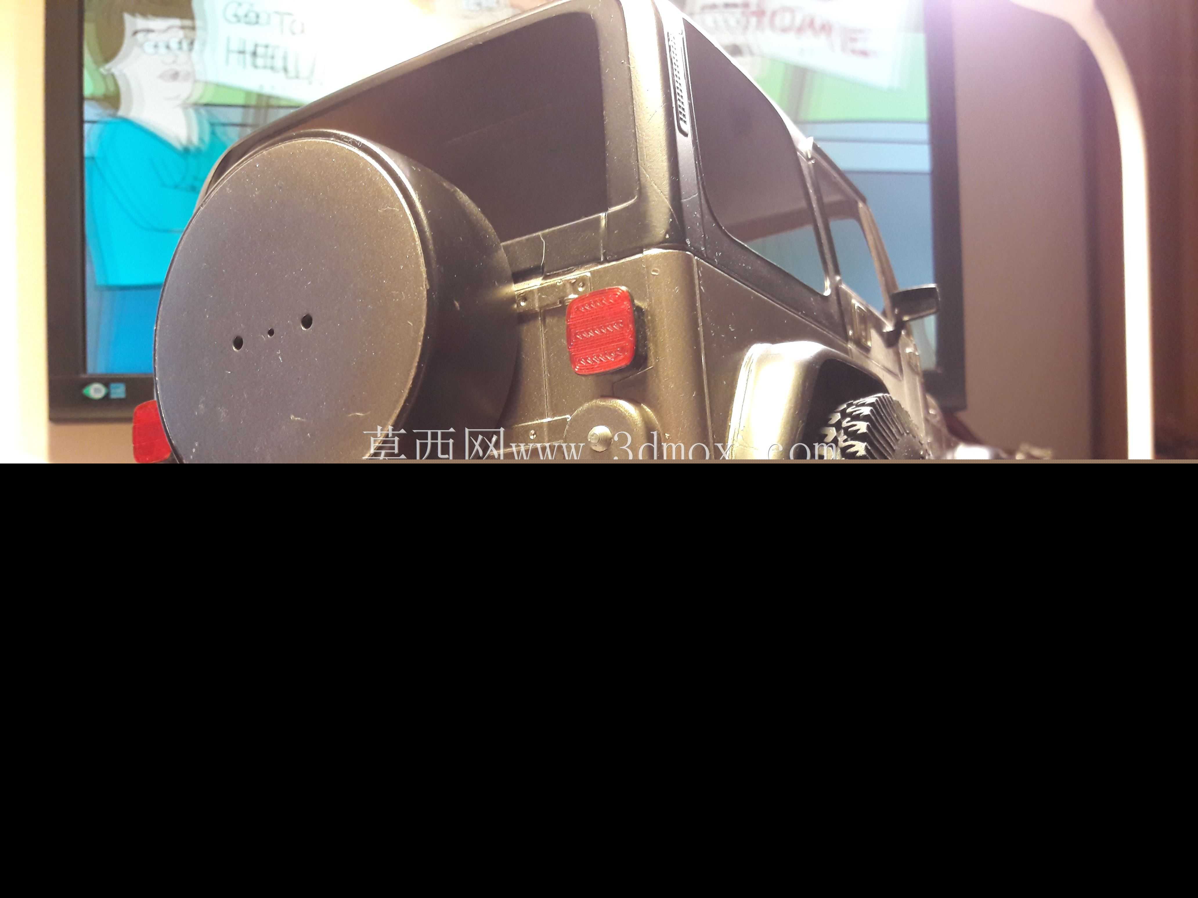吉普牧马人1:10钢筋混凝土车