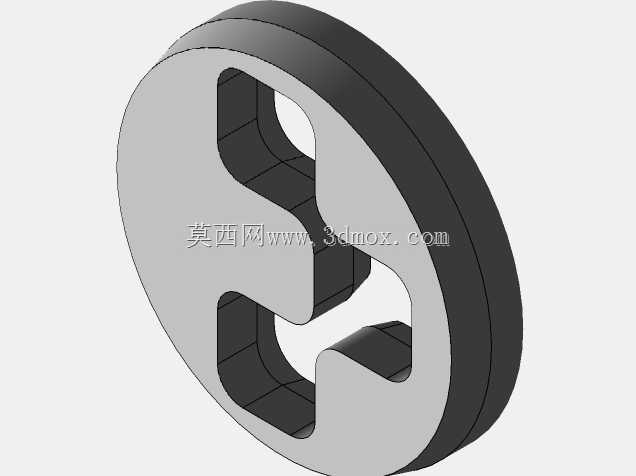 MTB(自行车)把手端盖立方体