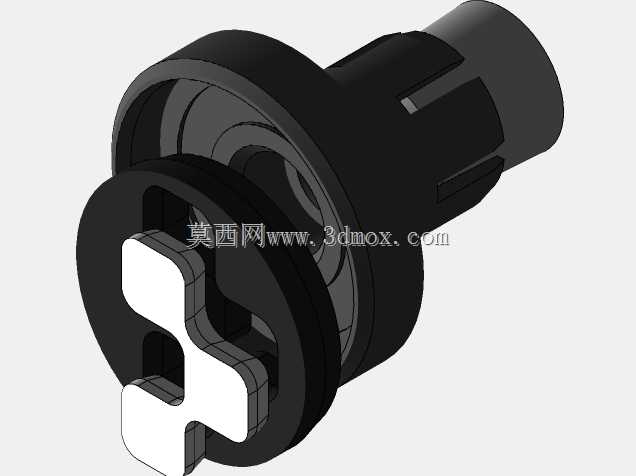 MTB(自行车)把手端盖立方体