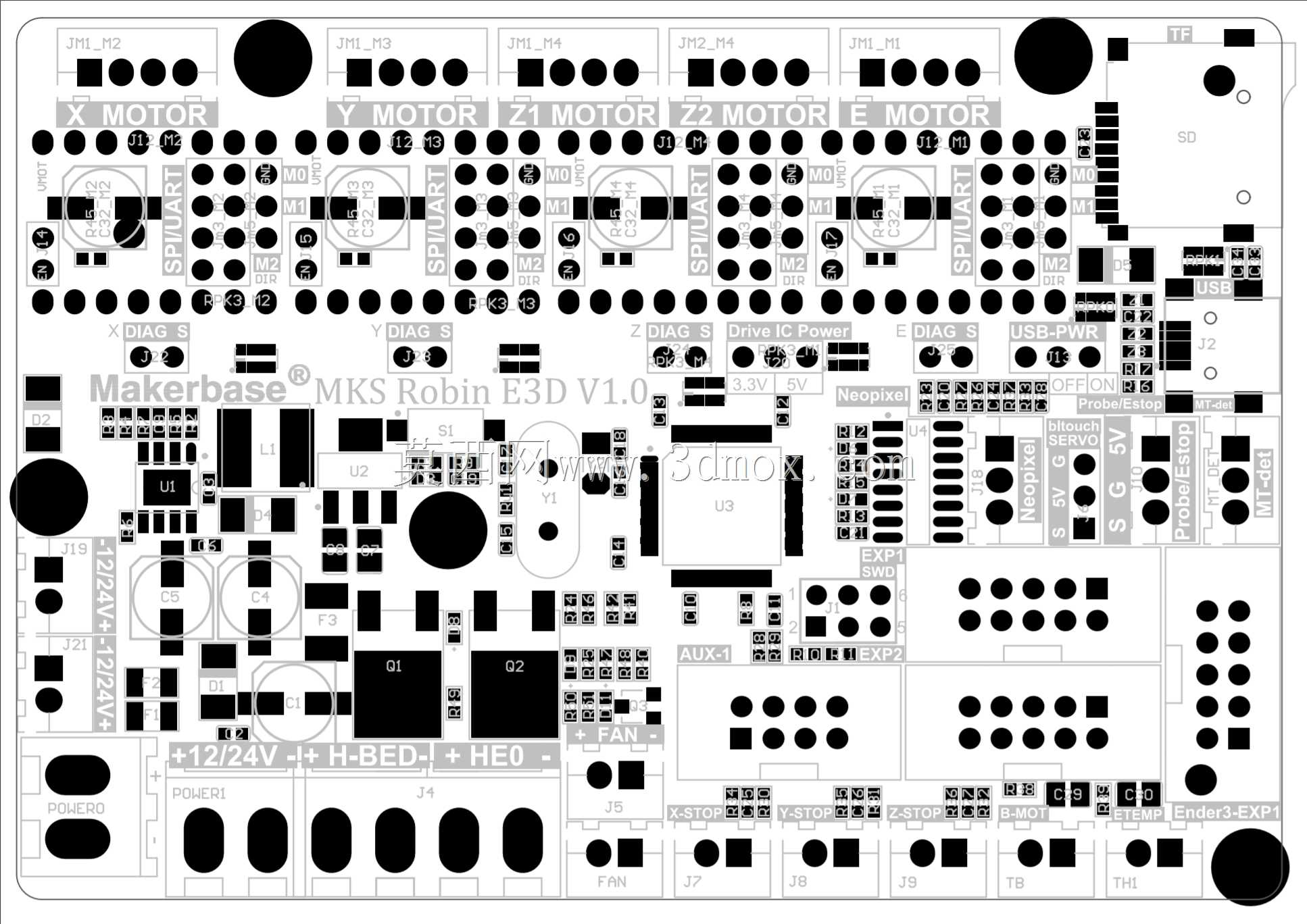 Makerbase MKS Robin E3D板
