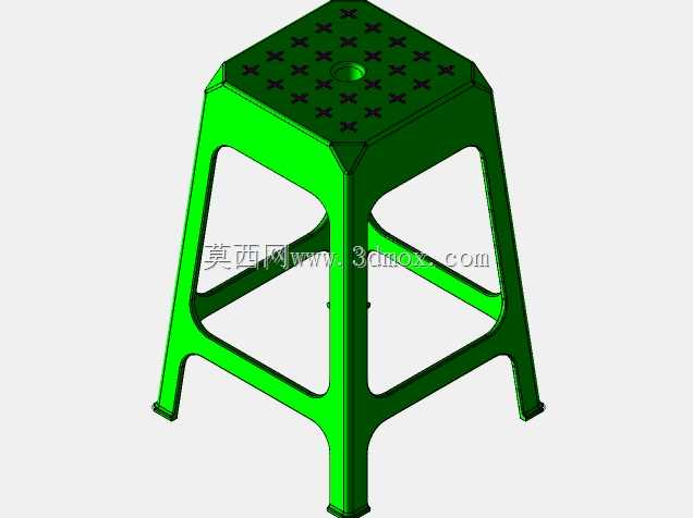 Solidworks中的塑料凳子