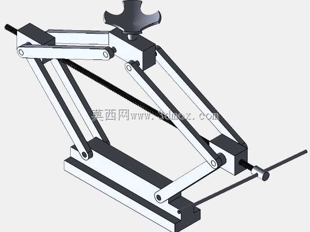 Solidworks中的螺旋千斤顶机构