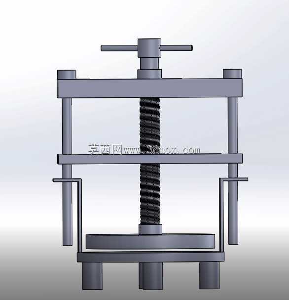 使用Solidwork的Chapati压力机