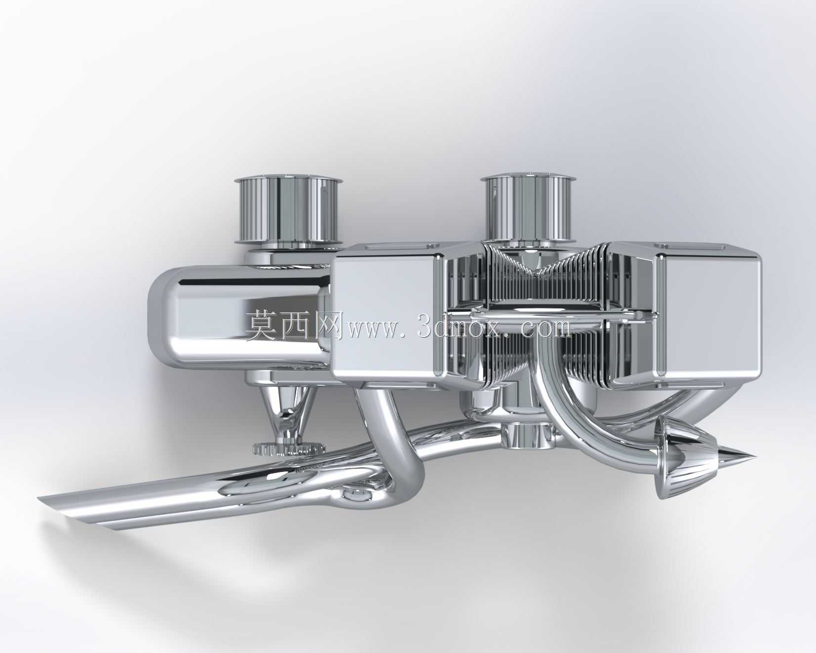 使用Solidworks三维渲染美国直升机引擎
