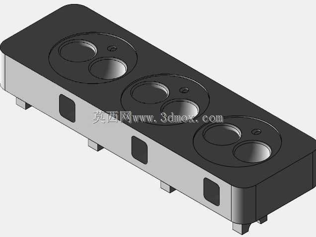 V6 IC发动机基本3D模型