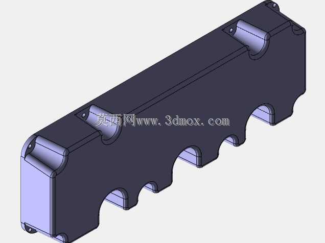 V6 IC发动机基本3D模型