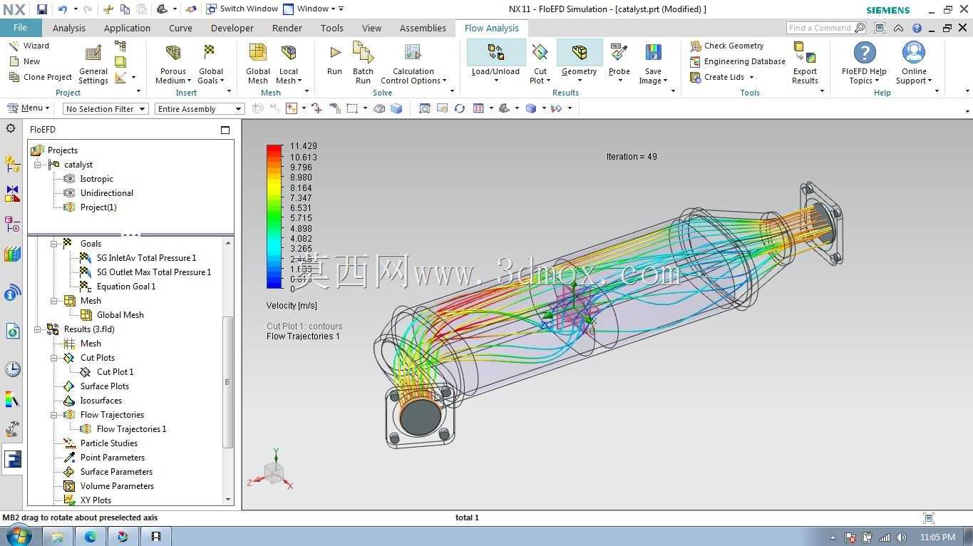 NX-Floefd�ж�׽��ʵ�CFD�о�