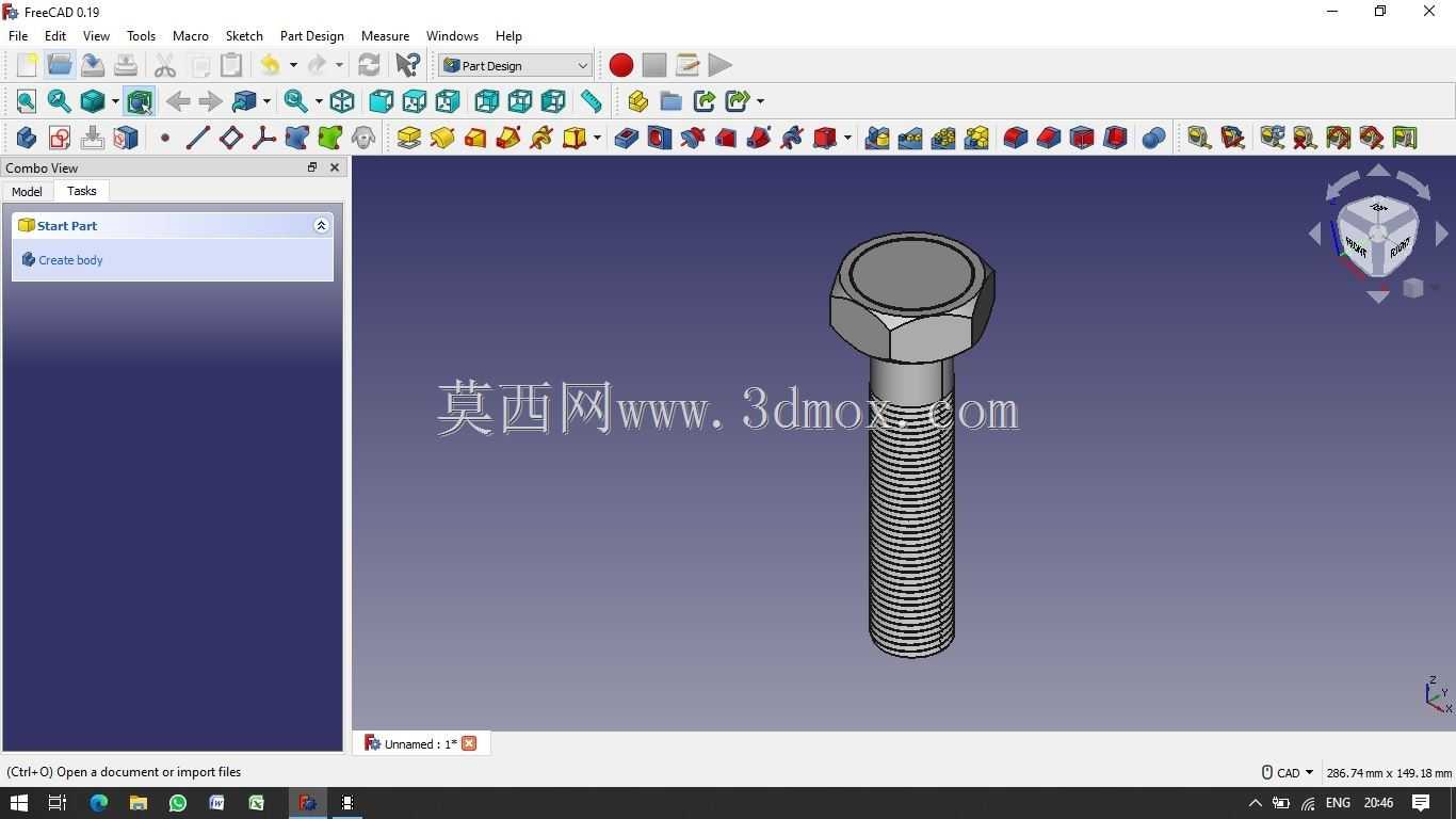 ��FreeCAD�в���