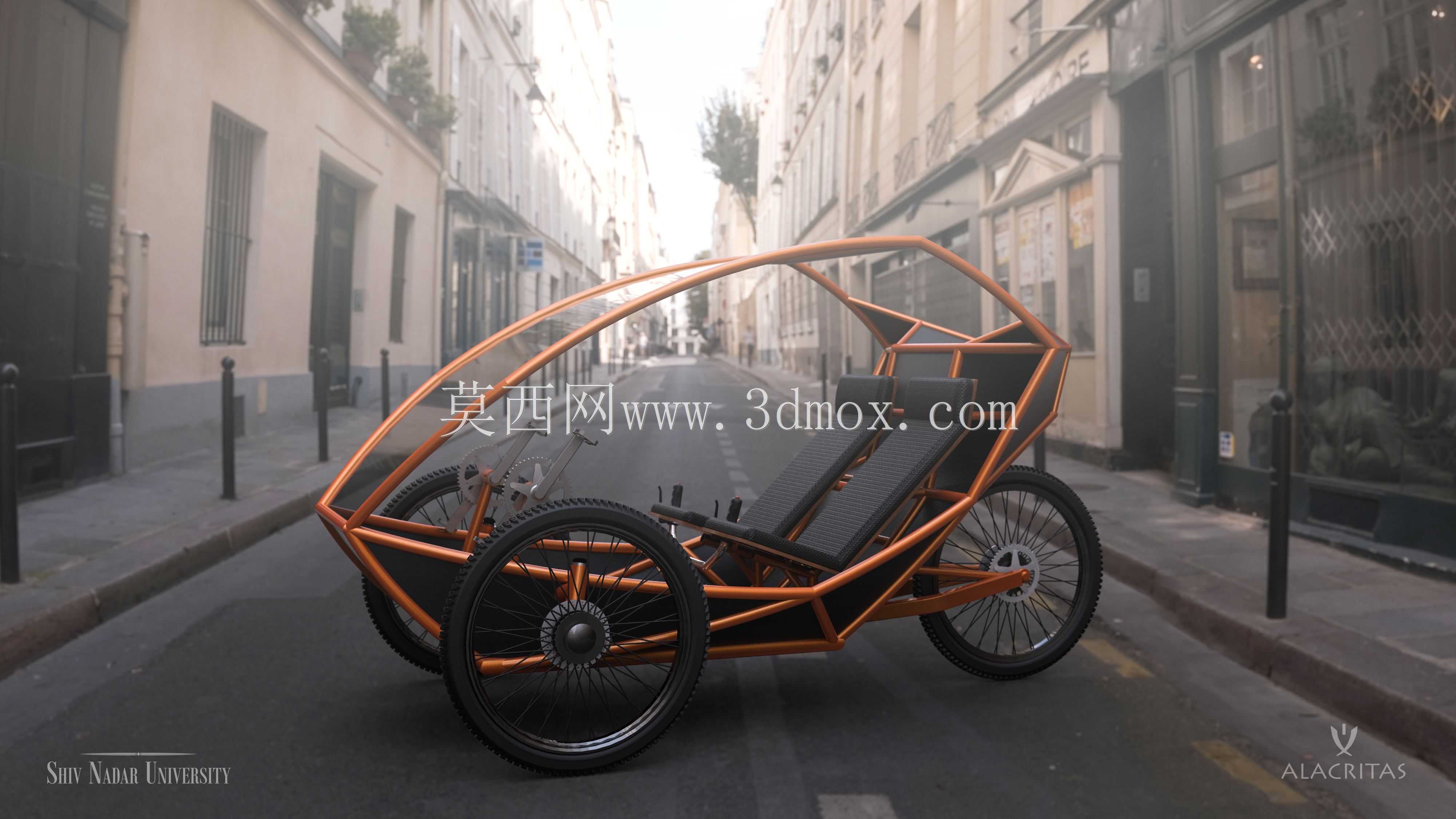 混合动力三轮车