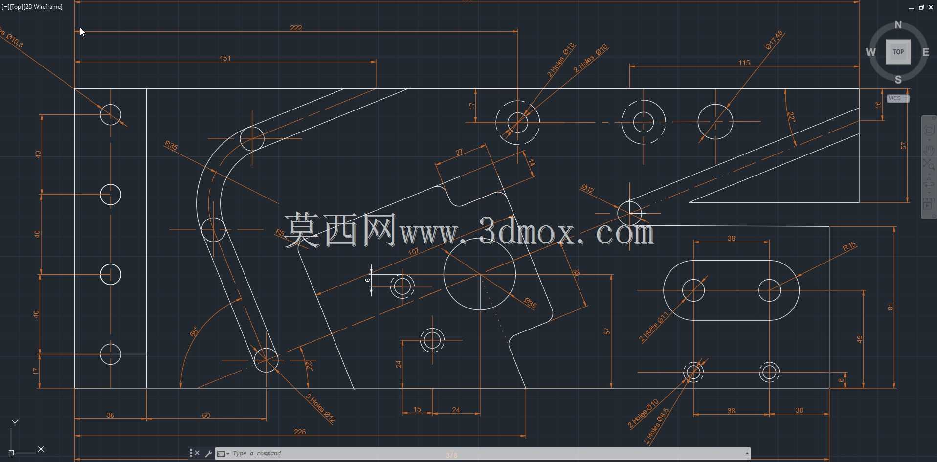 油盘尺寸标注