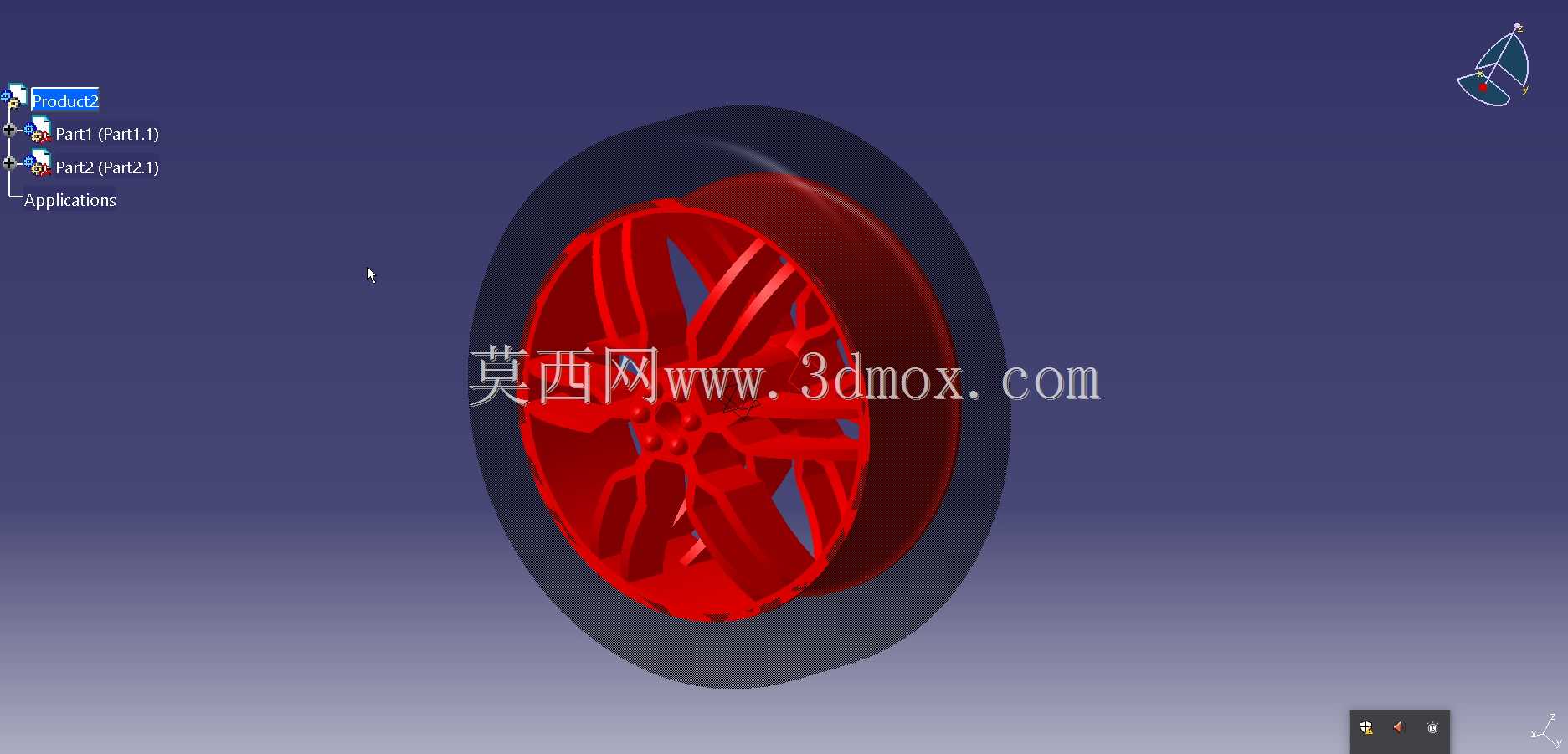 Catia V5 R21汽车合金和车轮设计简易步骤